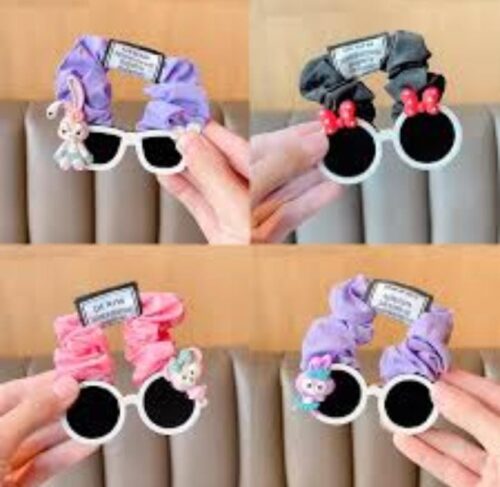 sunglasses with scrunchies